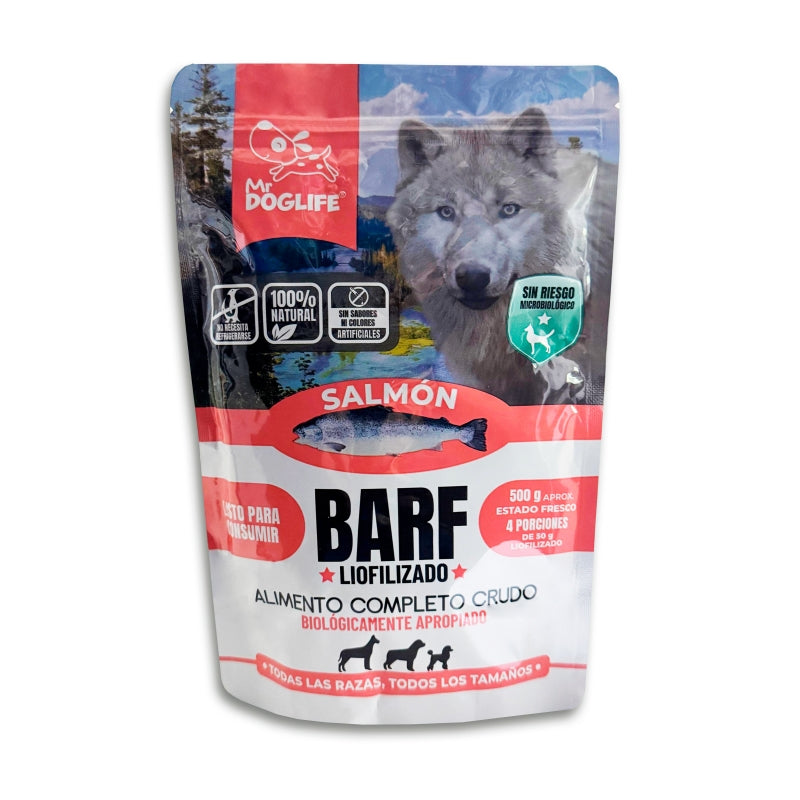 barf salmon tabletas para perros