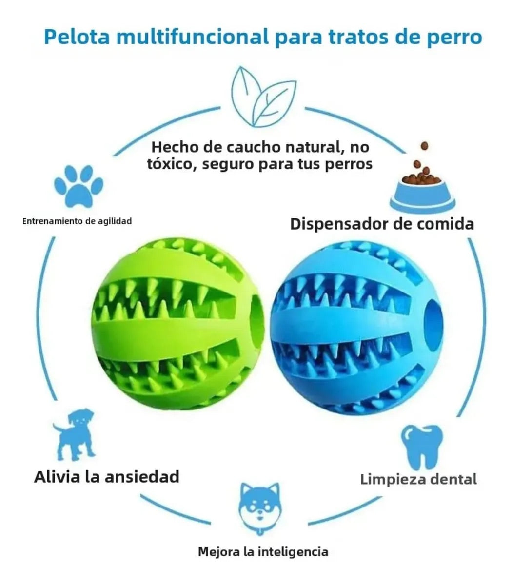Pelota dispensadora de snacks