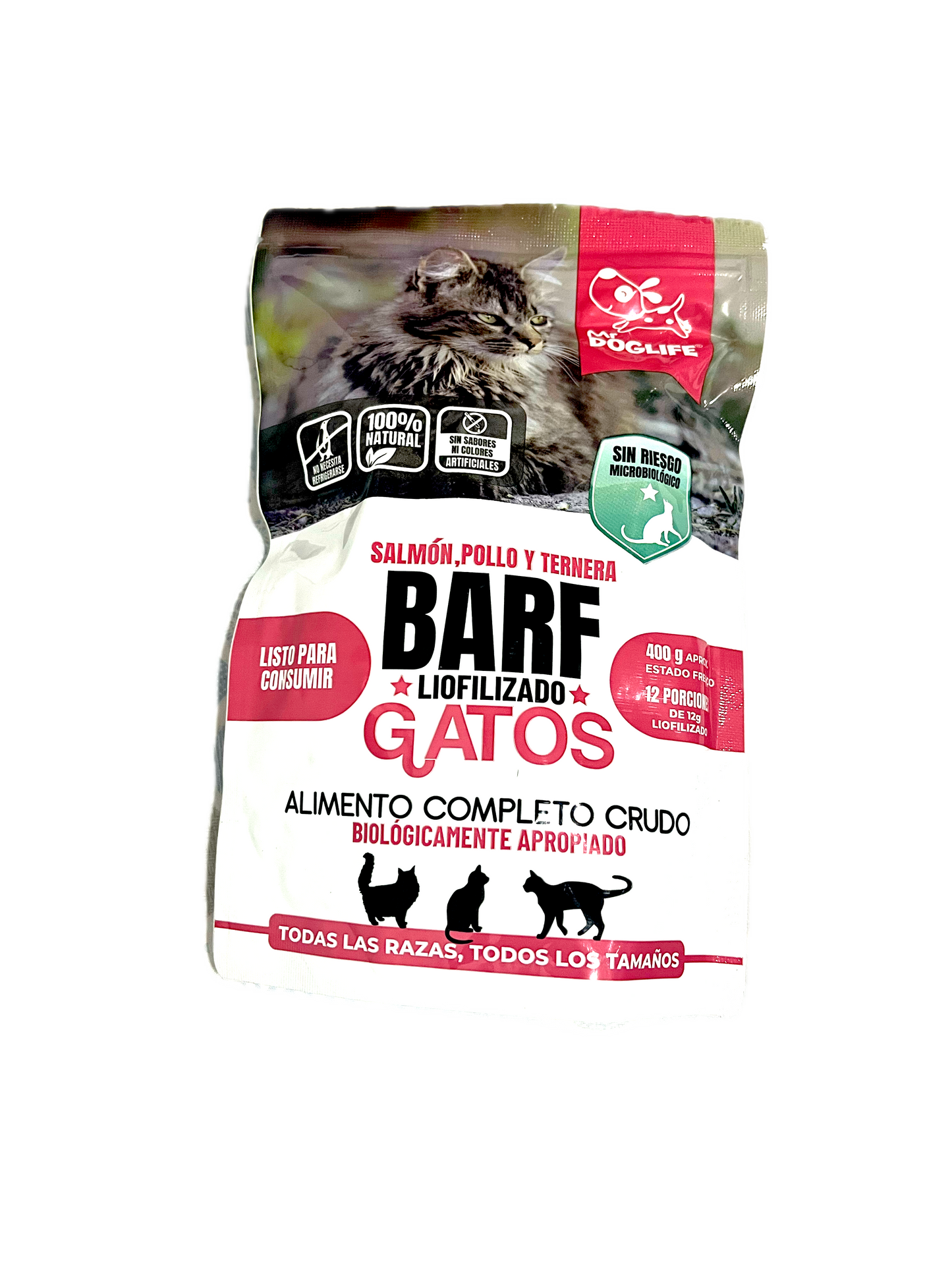 Barf tabletas liofilizado para gatos