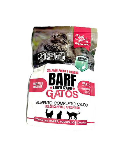 Barf tabletas liofilizado para gatos