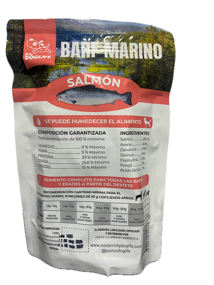 barf salmon tabletas para perros