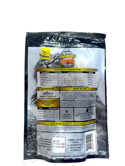 Snack salmon para gatos
